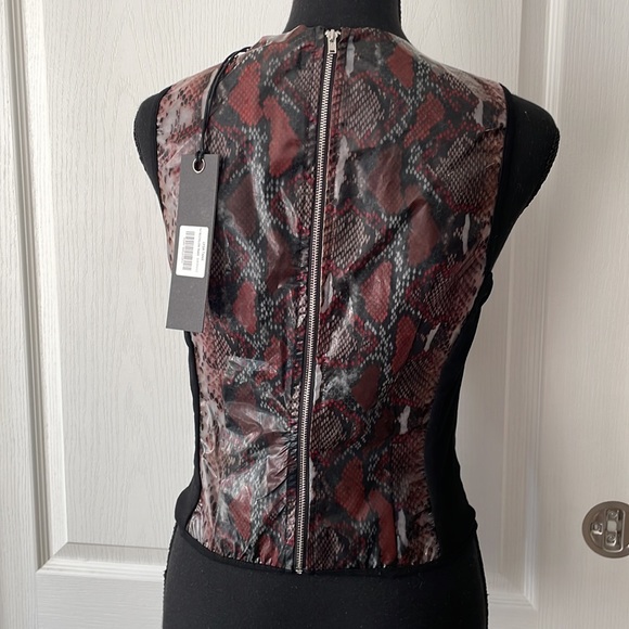 I. AM. GIA size M snake print tank NEW - Picture 3 of 8